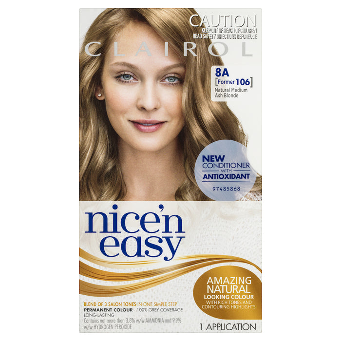 Clairol Nice N Easy 8A Natural Medium Ash Blonde