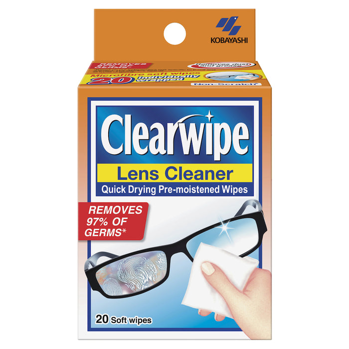 Clear Wipes Lens Cleaner 20 Pack