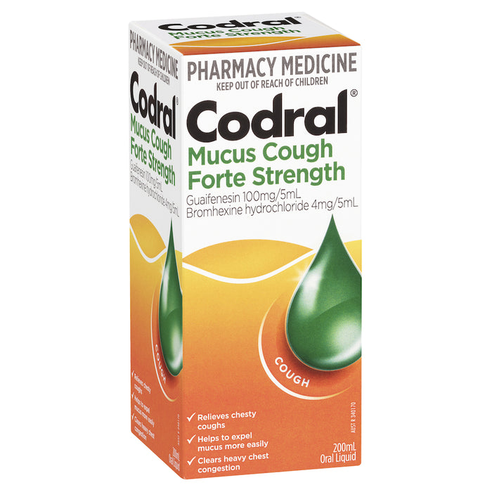 Codral Mucus Cough Forte Strength 200ml