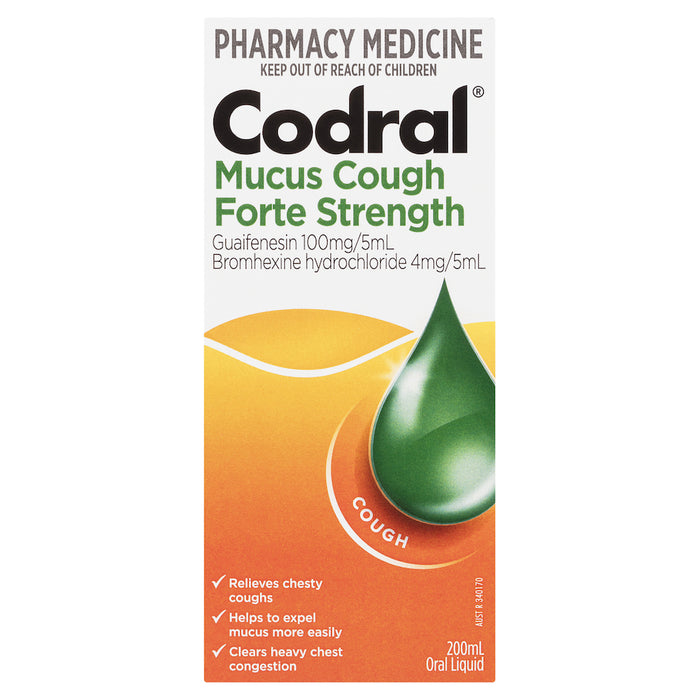 Codral Mucus Cough Forte Strength 200ml