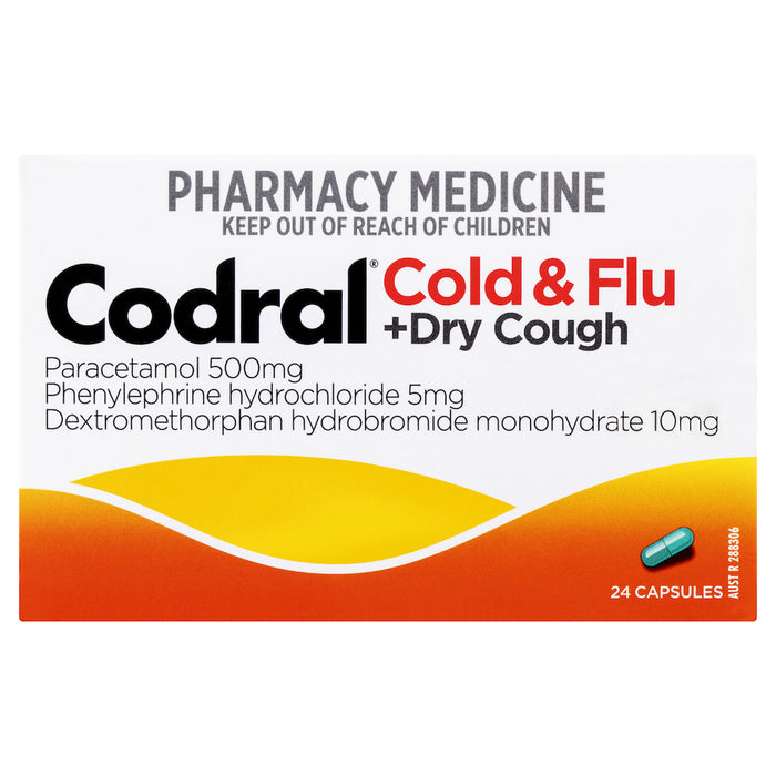 Codral PE Cold & Flu Multi-Action Capsules 24