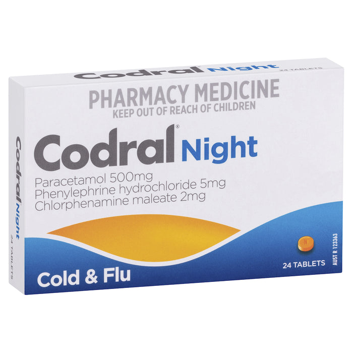 Codral PE Nighttime Tablets 24