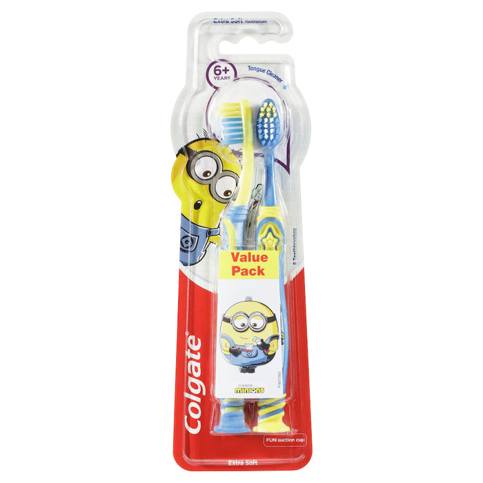 Colgate Toothbrush Youth Minion Soft 2 Pack