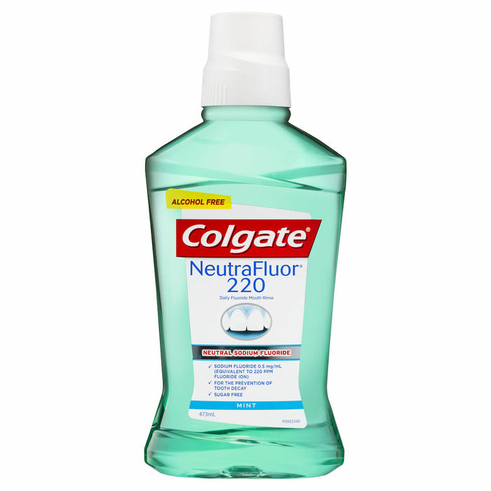 Colgate Neutrafluor Rinse 220 Alcohol Free 473ml