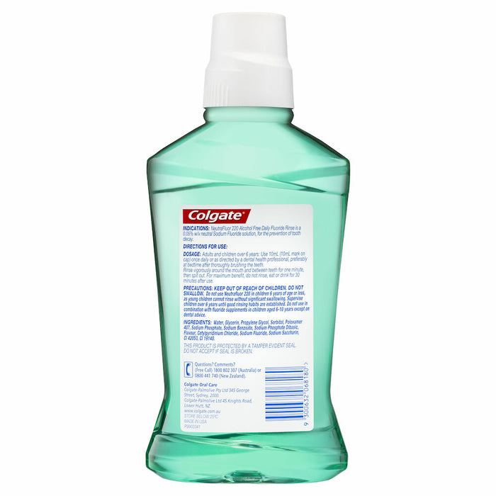 Colgate Neutrafluor Rinse 220 Alcohol Free 473ml