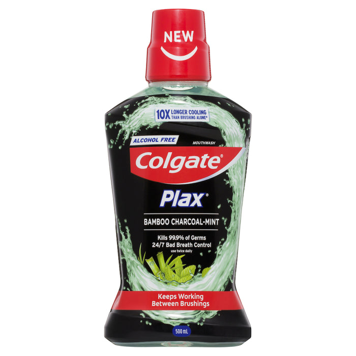 Colgate Plax Bamboo Charcoal Mint Mouthwash 500ml