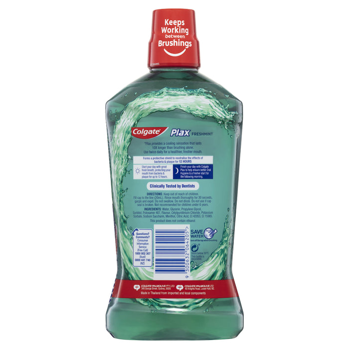 Colgate Plax Mouthwash Freshmint 1 Litre