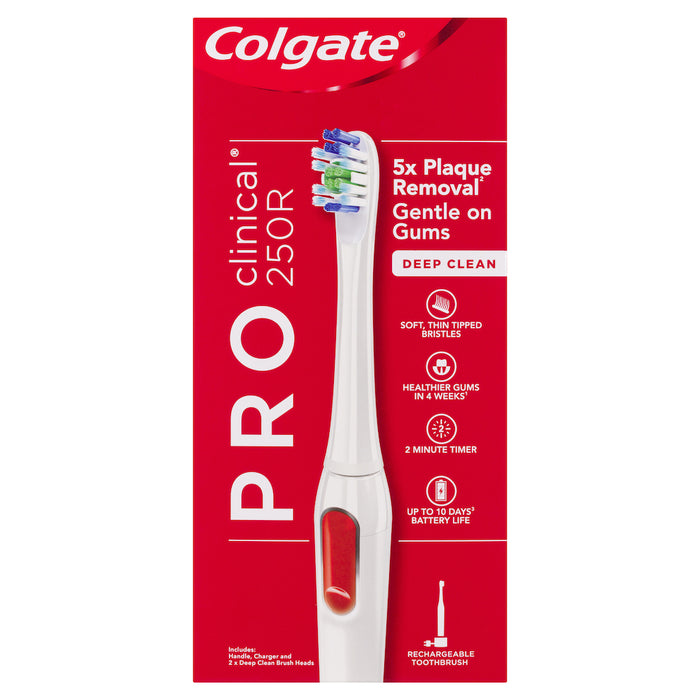 Colgate ProClinical 250R Deep Clean Electric Toothbrush White