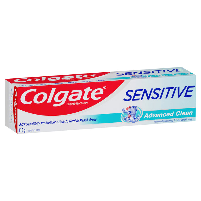 Colgate Sensitive Advanced Clean Fluoride Toothpaste 110g