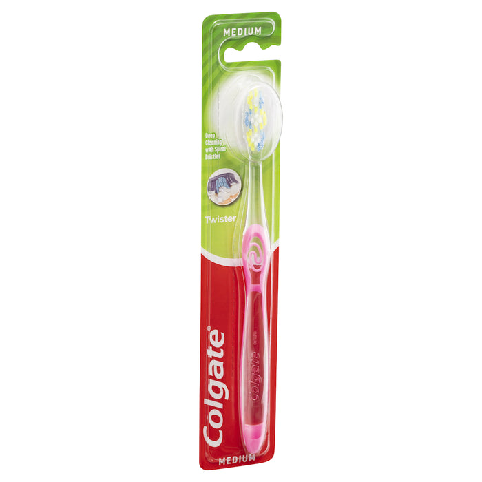 Colgate Twister Toothbrush Medium Single