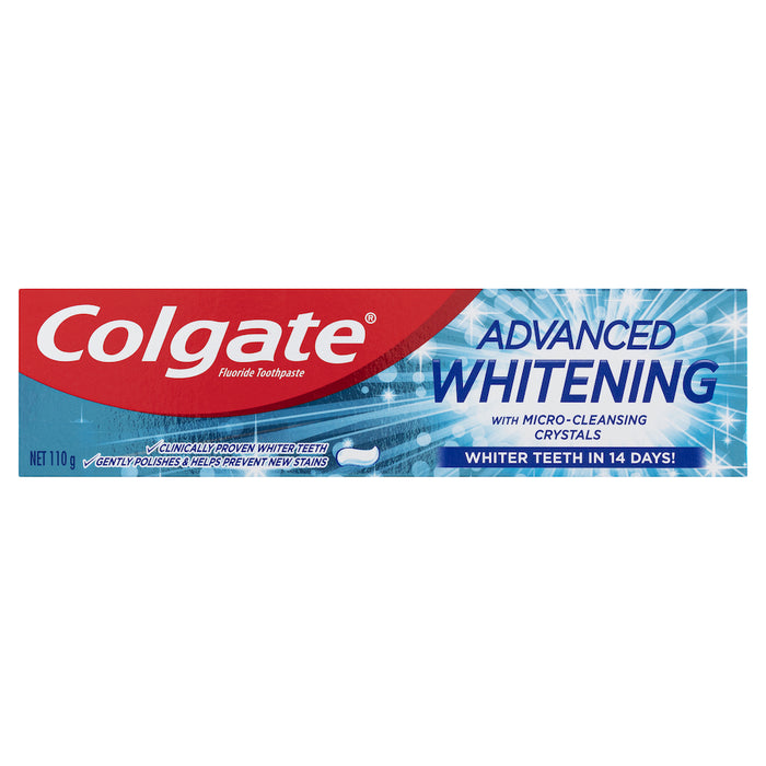 Colgate Toothpaste Advanced Whitening 110g