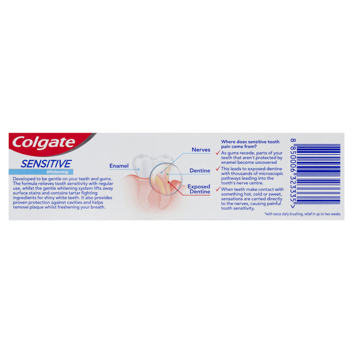 Colgate Toothpaste Sensitive Whitening 110g