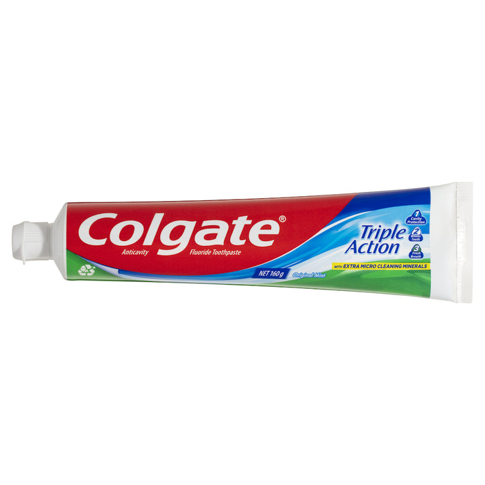 Colgate Toothpaste Triple Action Original Mint 160g