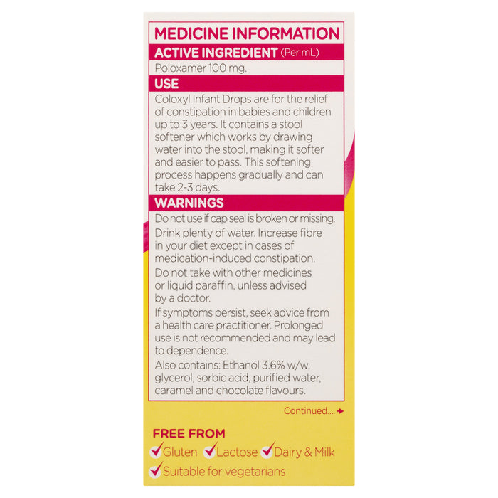 Coloxyl Drops 10% 30ml