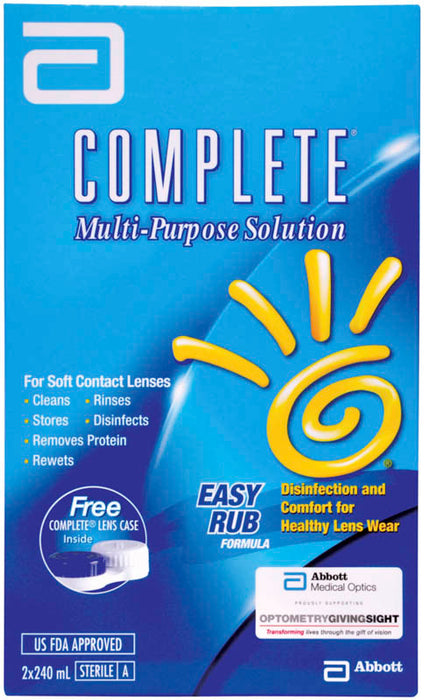 Complete Multi Purpose Solution Easy Rub 2x240ml