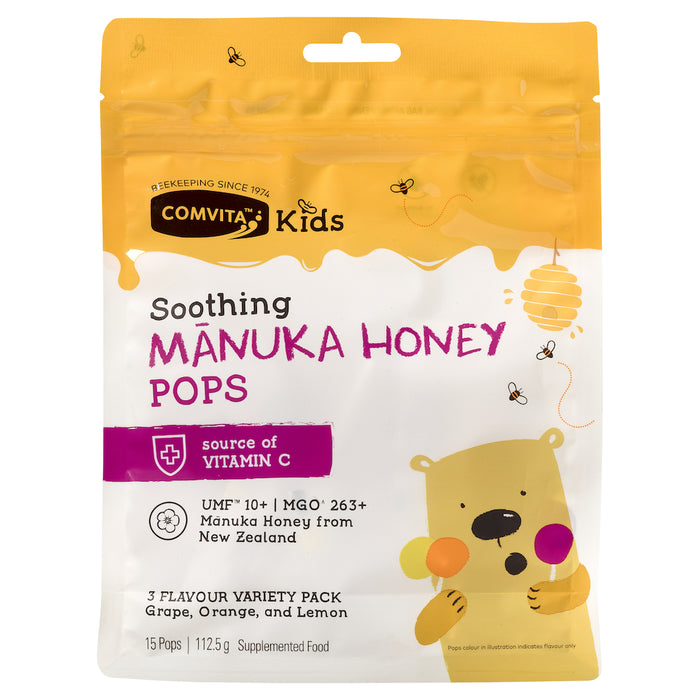 Comvita Kids Manuka Honey Pops 15 (3 Flavours)