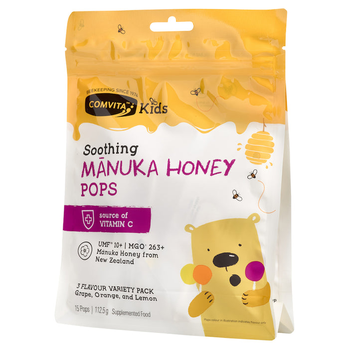 Comvita Kids Manuka Honey Pops 15 (3 Flavours)