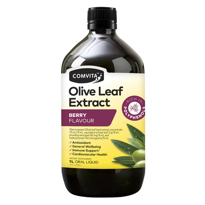 Comvita Olive Leaf Extract Mixed Berry 1 Litre