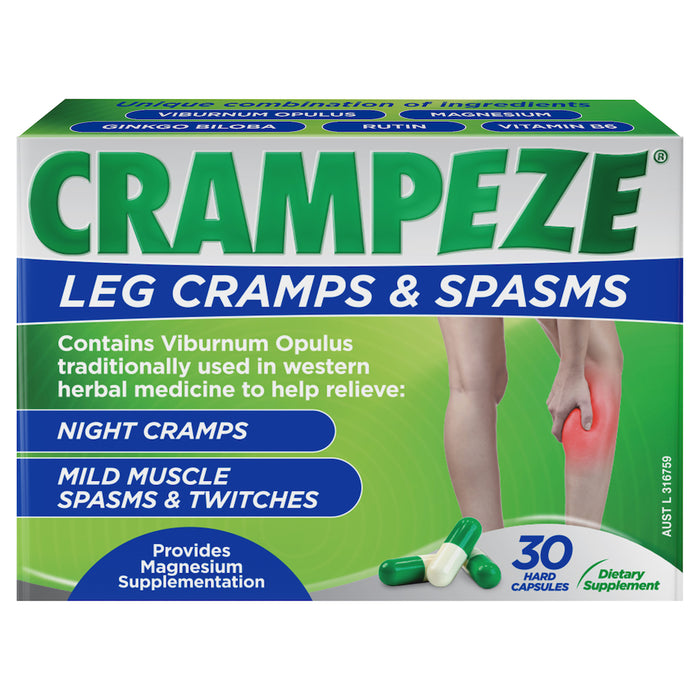 Lacorium Crampeze Night Cramps 30 Capsules