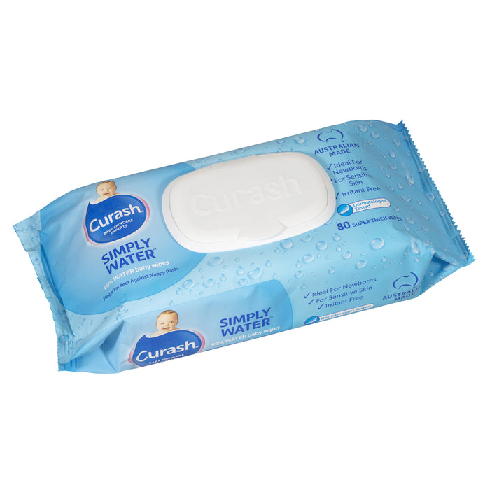 Curash Baby Care Water Wipes 80