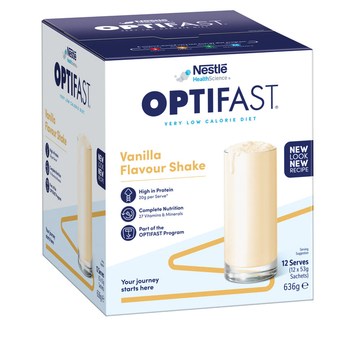 Optifast VLCD Shake Vanilla 12 x 53g.