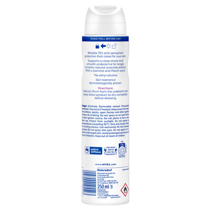 Nivea Women Deodorant Double Effect White Senses Aerosol 250ml.