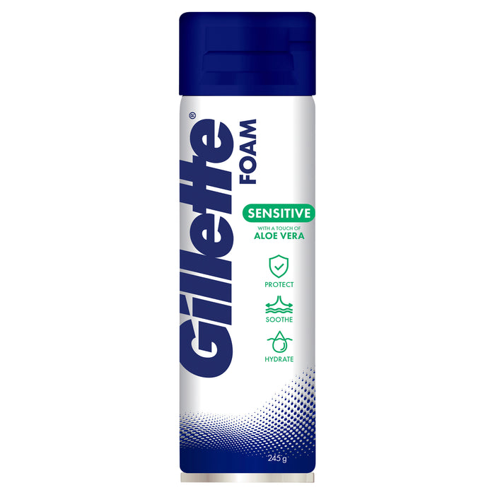 Gillette Sensitive Skin Soothing Shave Foam 245g