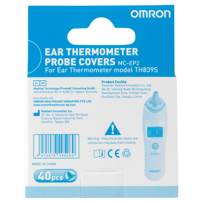 Omron TH839S Probe Covers (for TH839S)- 40 Piece.