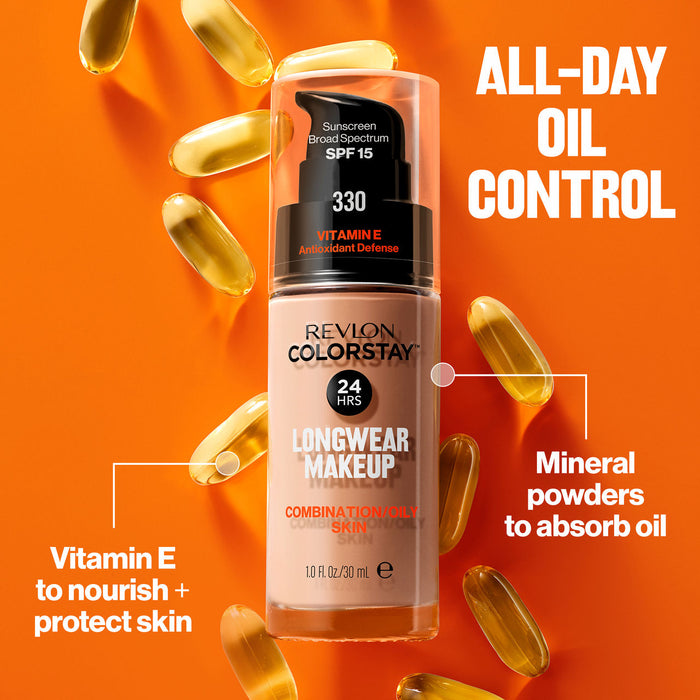 Revlon Colorstay 24 HR Longwear Foundation Combination/Oily Skin Fresh Beige 250.