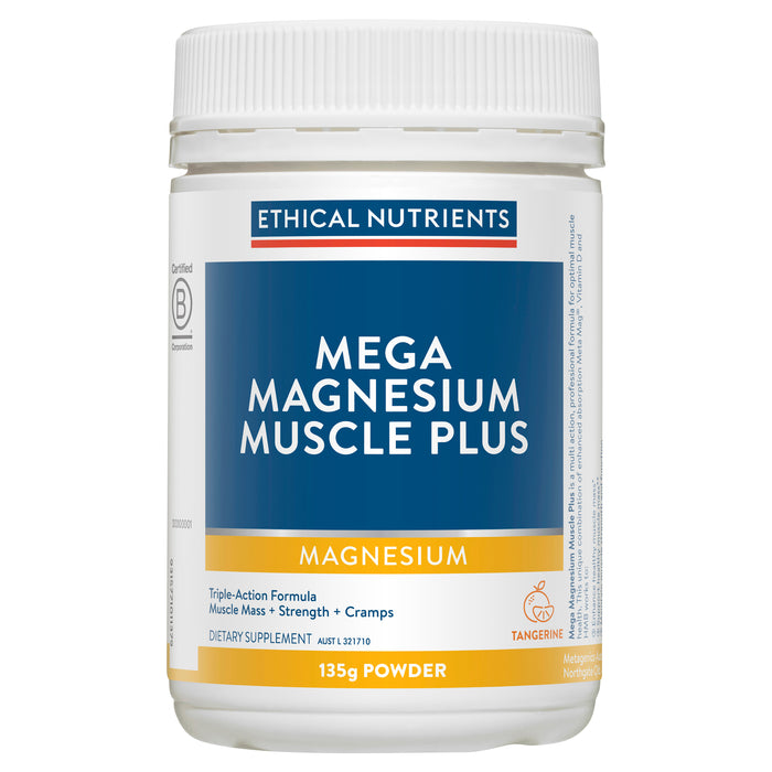 Ethical Nutrients Mega Magnesium Muscle Plus 135g.