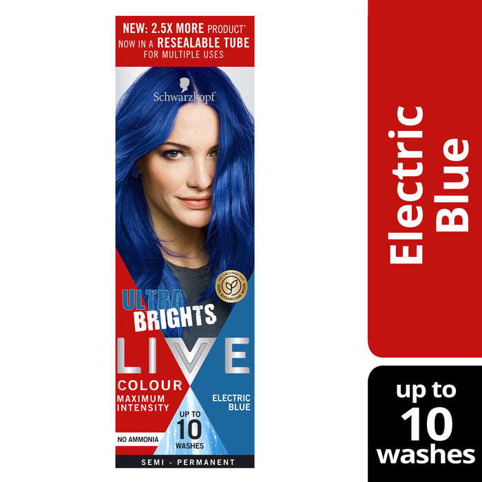 Schwarzkopf LIVE Colour Ultra Brights Electric Blue 75ml