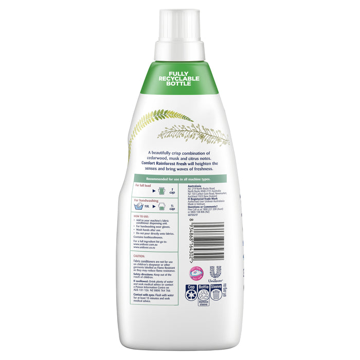 Comfort Fabric Conditioner Rainforest Fresh 900ml
