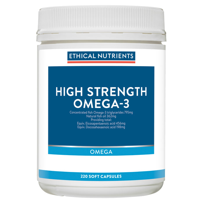 Ethical Nutrients Hi-Strength Fish Oil 220 Capsules