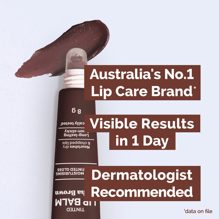 Dermal Therapy Lip Balm tinted Gloss Mocha Brown