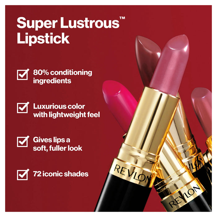 Revlon Super Lustrous Lipstick Whiskey Business 804