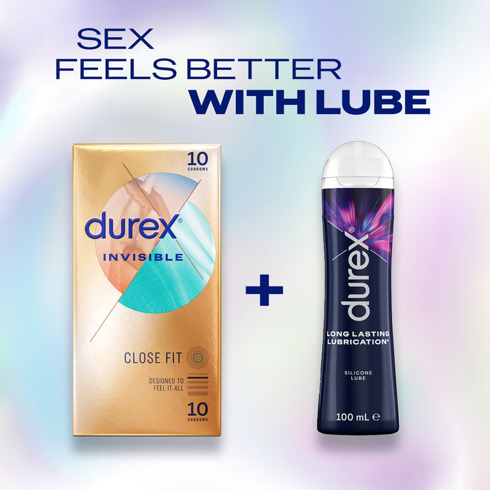 Durex Invisable Close Fit Condom 10pk.
