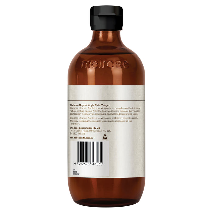 Melrose Organic Apple Cider Vinegar 500ml.