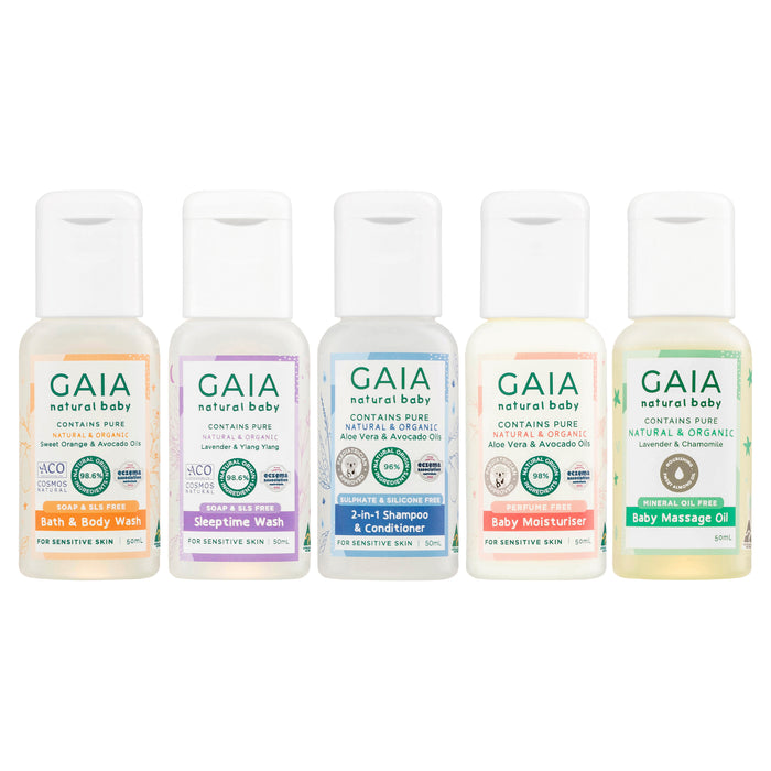 Gaia Natural Baby Starter Kit 5 x 50ml
