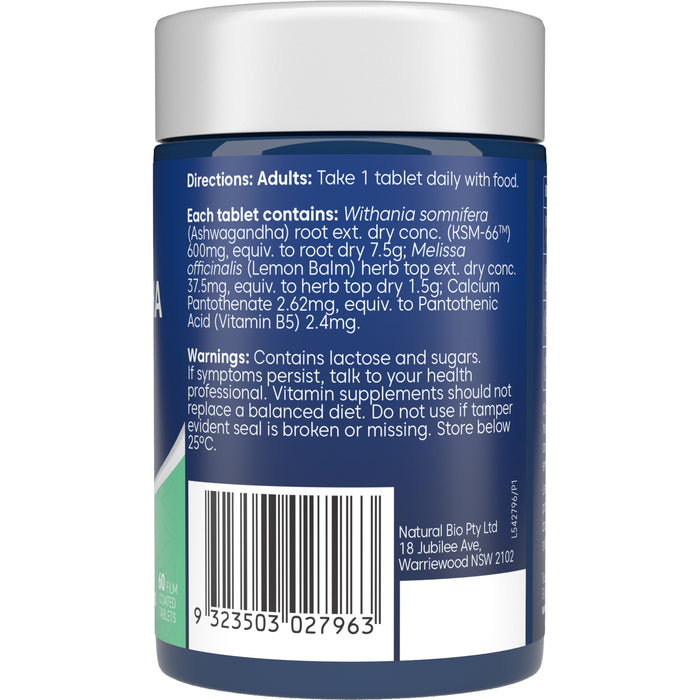 Bioglan Ashwagandha Plus 60 Capsules