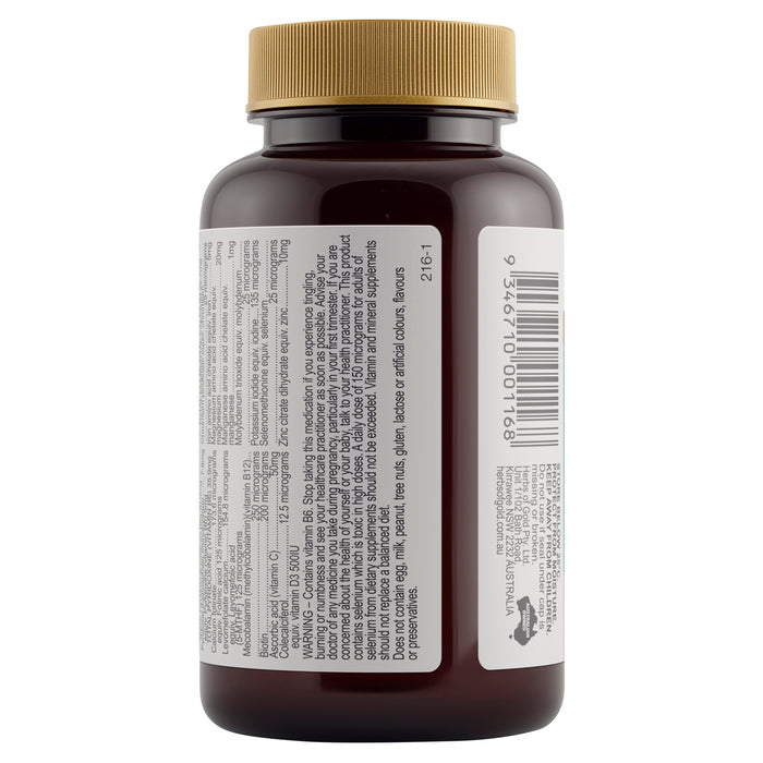 Herbs Of Gold Pregnancy Plus 1-2-3 60 Tablets