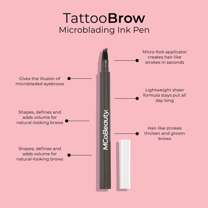 MCo Beauty Tattoo Brow Microblading Ink Pen Medium/Dark