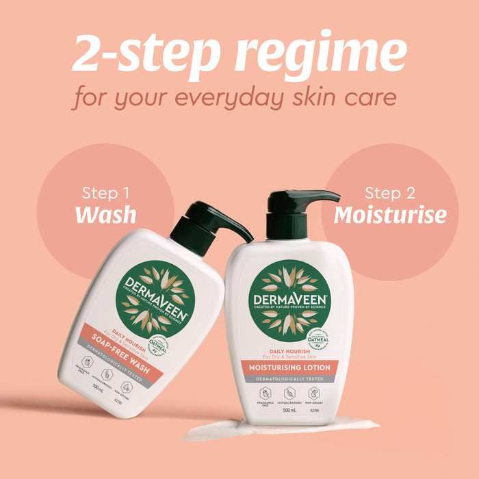 Dermaveen Daily Nourish Moisturising Lotion 500ml.