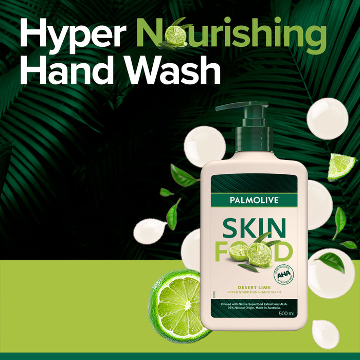 Palmolive Skin Food Hyper Nourishing Hand Wash Desert Lime 500ml.