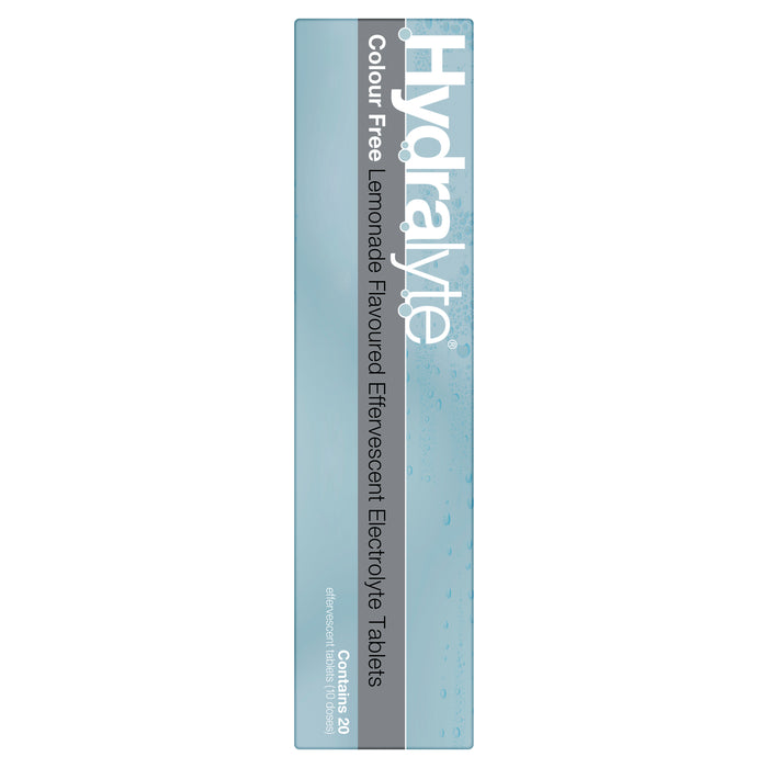 Hydralyte Effervescent Tablets Lemonade 20