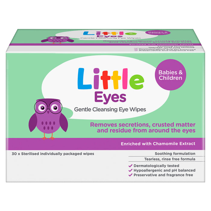 Little Eyes Cleansing Wipes 30.