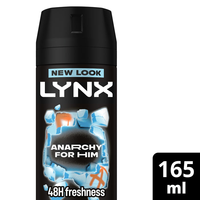 Lynx Deodorant Aerosol Anarchy For Him 165 ML.