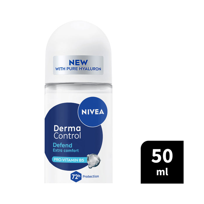 Nivea Antipersiparant Roll On DermaControl 75H Pro Vitamin B5 50ml