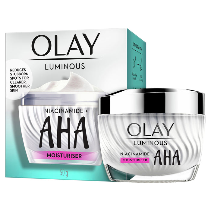 Olay Luminous Niacinamide AHA Moisturiser Cream 50g