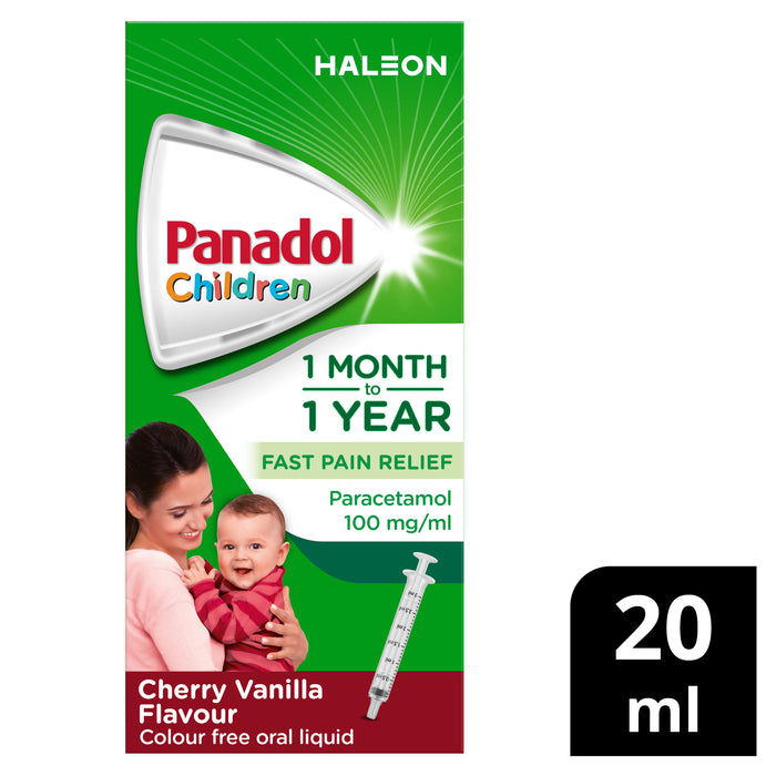 Panadol Children's 1 Month-1 Year Drops 20ml Syringe