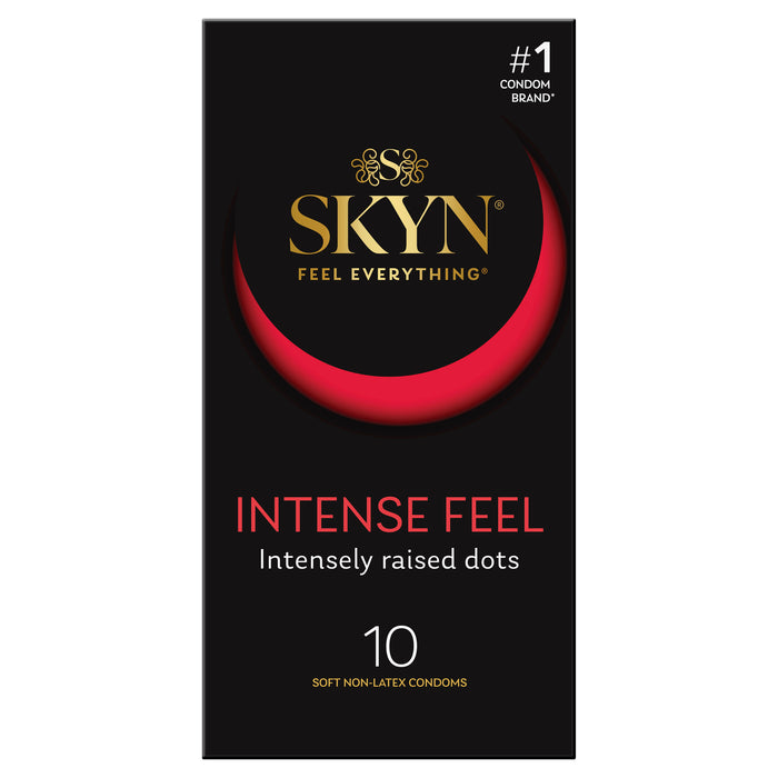 Ansell Lifestyles Condoms Skyn Intense Feel Latex Free 10 Pack